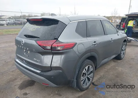 2021 Nissan Rogue Sv Intelligent Awd z USA, uszkodzony, nr VIN 5N1AT3BB2MC681922